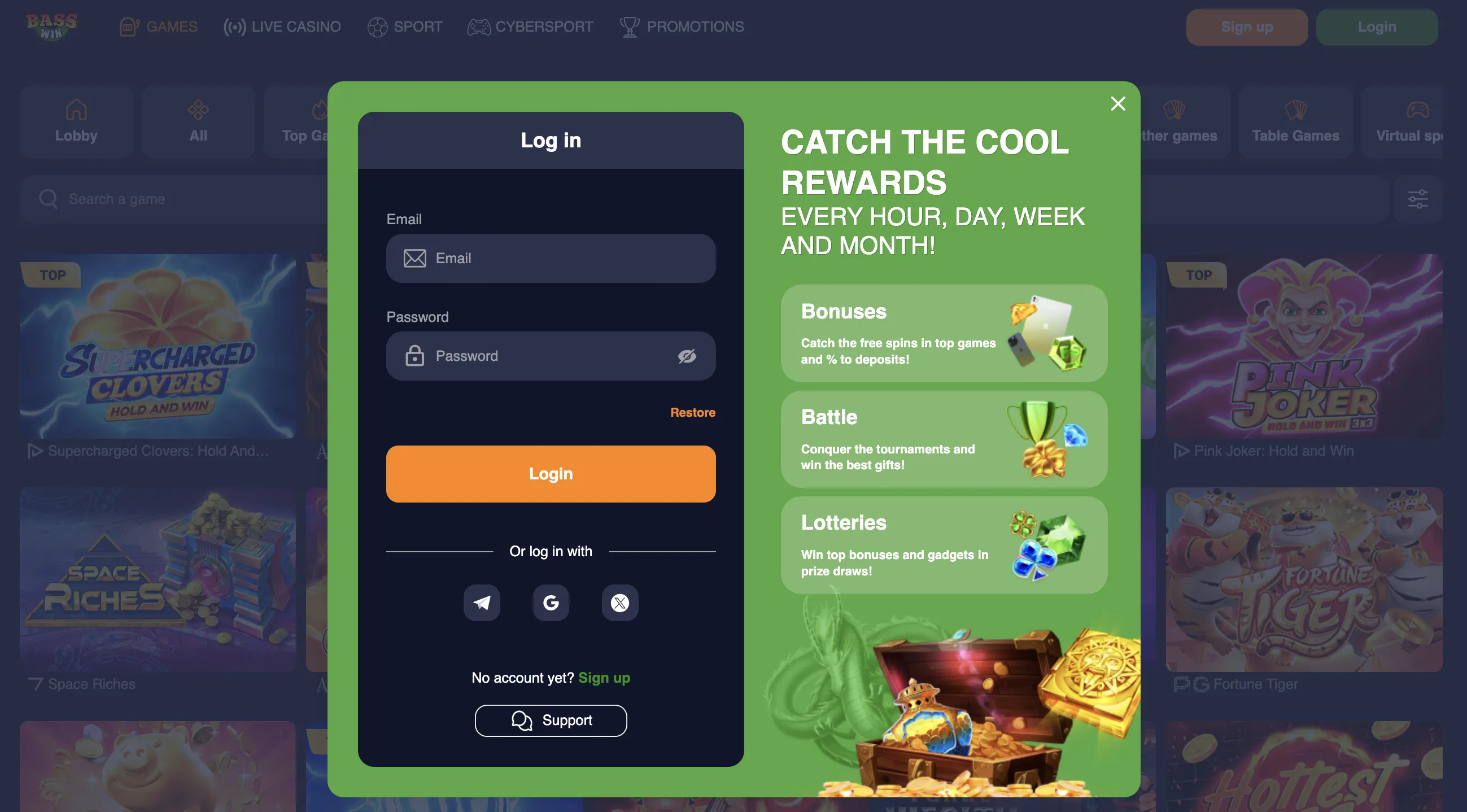 Enter easily with Basswin login